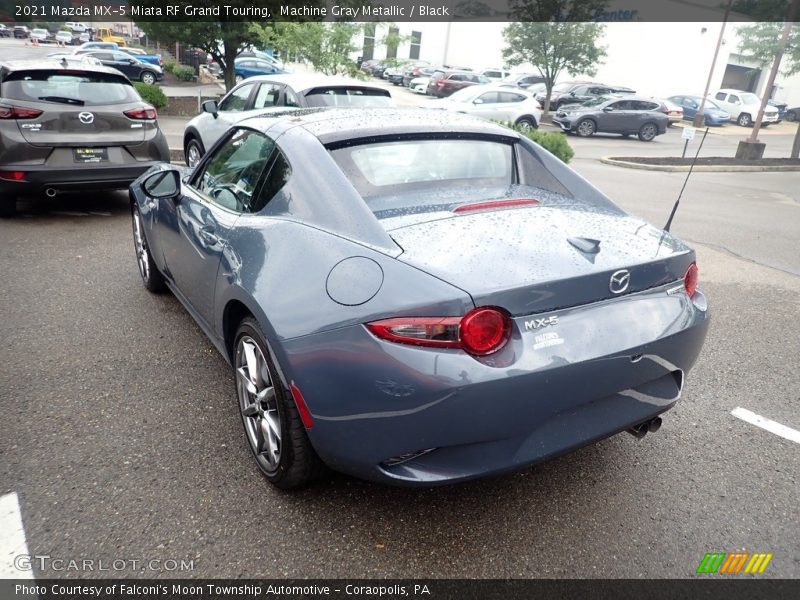 Machine Gray Metallic / Black 2021 Mazda MX-5 Miata RF Grand Touring