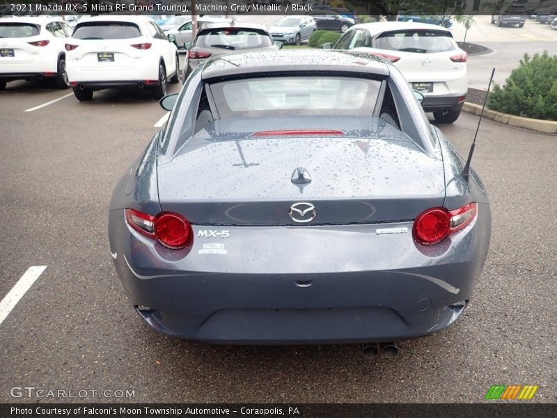 Machine Gray Metallic / Black 2021 Mazda MX-5 Miata RF Grand Touring
