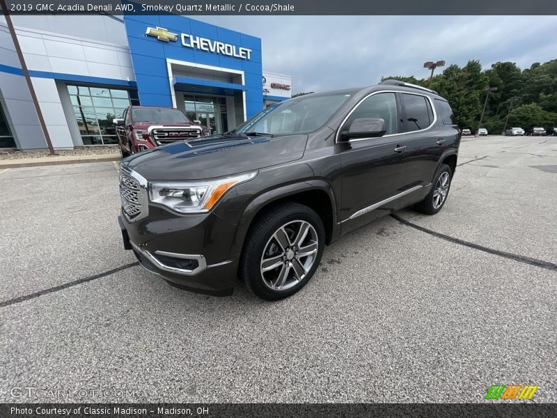 Smokey Quartz Metallic / Cocoa/Shale 2019 GMC Acadia Denali AWD