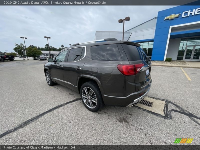 Smokey Quartz Metallic / Cocoa/Shale 2019 GMC Acadia Denali AWD