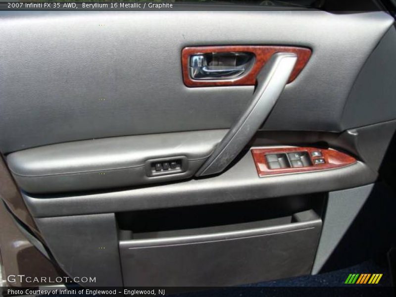 Beryllium 16 Metallic / Graphite 2007 Infiniti FX 35 AWD