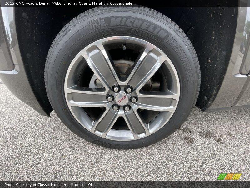 Smokey Quartz Metallic / Cocoa/Shale 2019 GMC Acadia Denali AWD
