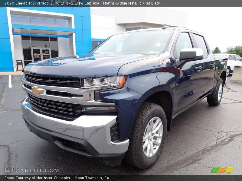 Northsky Blue Metallic / Jet Black 2020 Chevrolet Silverado 1500 LT Z71 Crew Cab 4x4