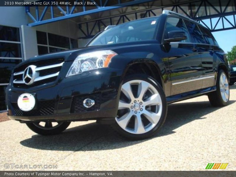 Black / Black 2010 Mercedes-Benz GLK 350 4Matic