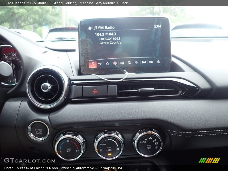 Machine Gray Metallic / Black 2021 Mazda MX-5 Miata RF Grand Touring