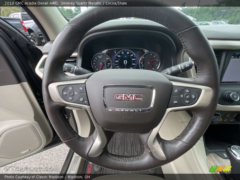 Smokey Quartz Metallic / Cocoa/Shale 2019 GMC Acadia Denali AWD