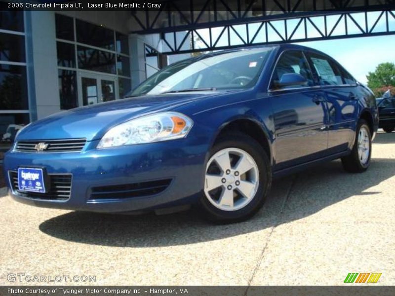 Laser Blue Metallic / Gray 2006 Chevrolet Impala LT