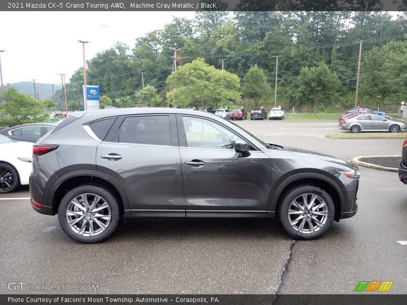 Machine Gray Metallic / Black 2021 Mazda CX-5 Grand Touring AWD