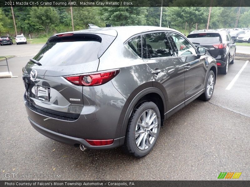 Machine Gray Metallic / Black 2021 Mazda CX-5 Grand Touring AWD
