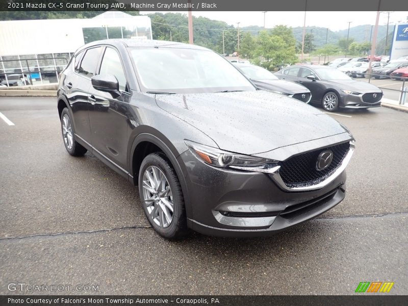 Machine Gray Metallic / Black 2021 Mazda CX-5 Grand Touring AWD