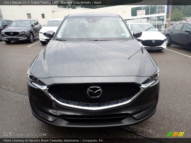 Machine Gray Metallic / Black 2021 Mazda CX-5 Grand Touring AWD