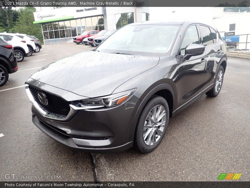 Machine Gray Metallic / Black 2021 Mazda CX-5 Grand Touring AWD