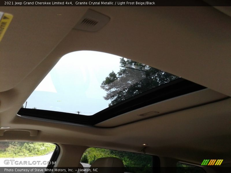 Granite Crystal Metallic / Light Frost Beige/Black 2021 Jeep Grand Cherokee Limited 4x4