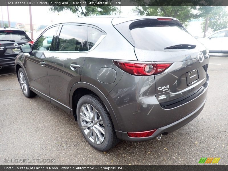 Machine Gray Metallic / Black 2021 Mazda CX-5 Grand Touring AWD
