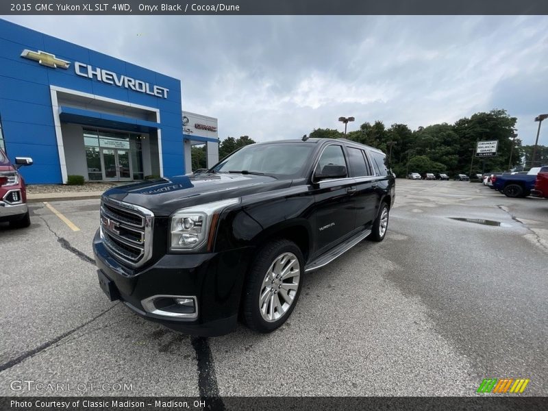Onyx Black / Cocoa/Dune 2015 GMC Yukon XL SLT 4WD