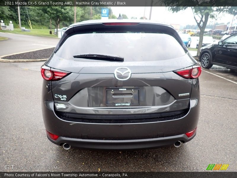 Machine Gray Metallic / Black 2021 Mazda CX-5 Grand Touring AWD
