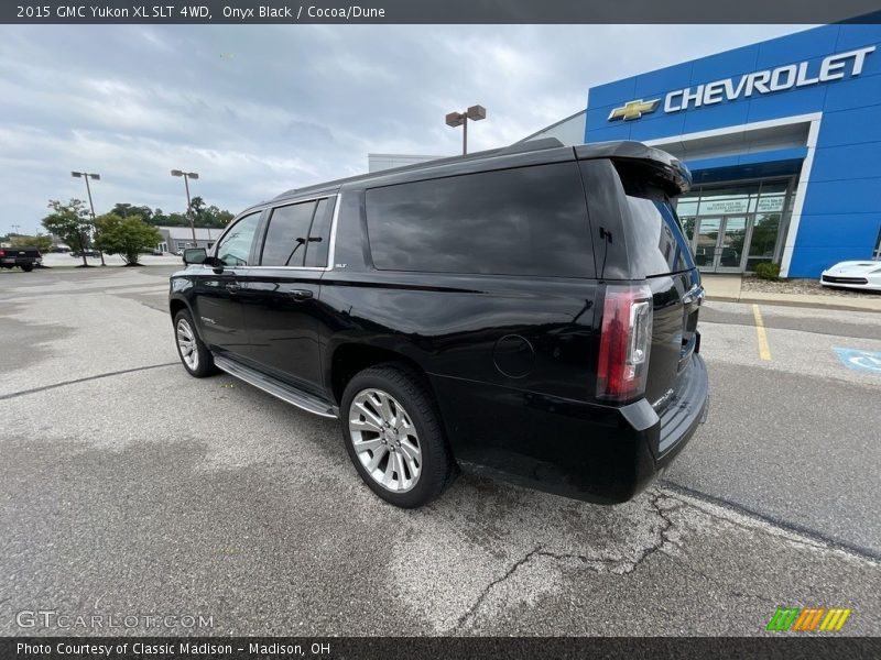 Onyx Black / Cocoa/Dune 2015 GMC Yukon XL SLT 4WD