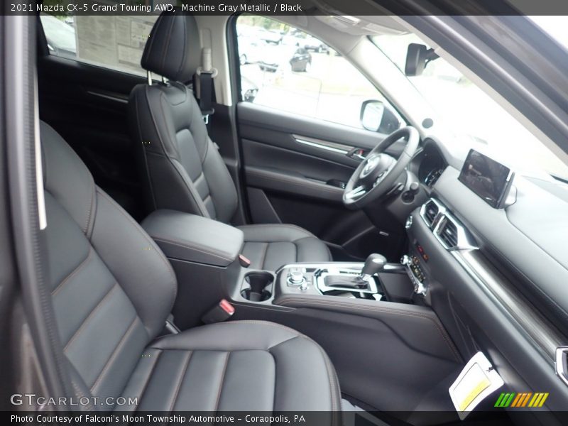 Machine Gray Metallic / Black 2021 Mazda CX-5 Grand Touring AWD