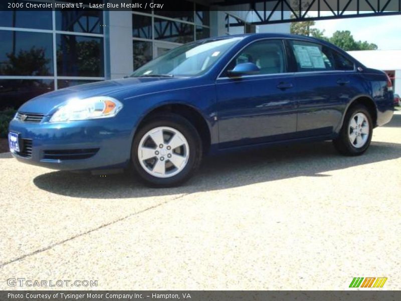 Laser Blue Metallic / Gray 2006 Chevrolet Impala LT