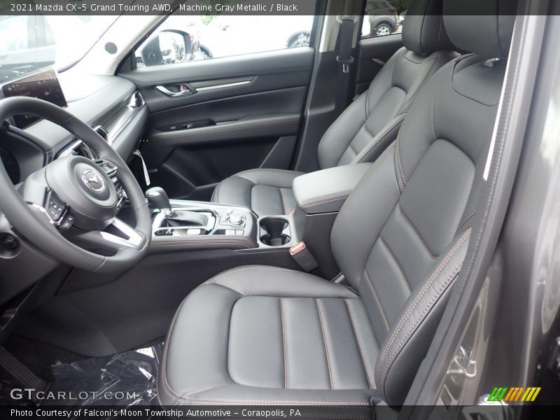Machine Gray Metallic / Black 2021 Mazda CX-5 Grand Touring AWD