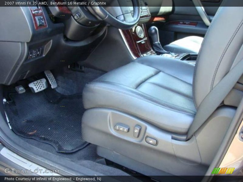 Beryllium 16 Metallic / Graphite 2007 Infiniti FX 35 AWD