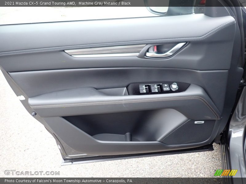 Machine Gray Metallic / Black 2021 Mazda CX-5 Grand Touring AWD