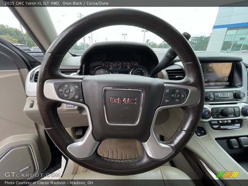 Onyx Black / Cocoa/Dune 2015 GMC Yukon XL SLT 4WD