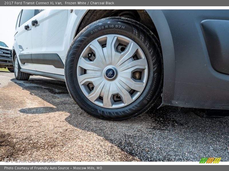 Frozen White / Charcoal Black 2017 Ford Transit Connect XL Van
