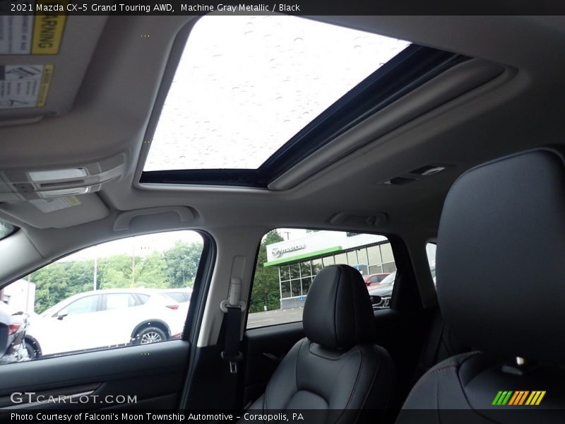 Machine Gray Metallic / Black 2021 Mazda CX-5 Grand Touring AWD