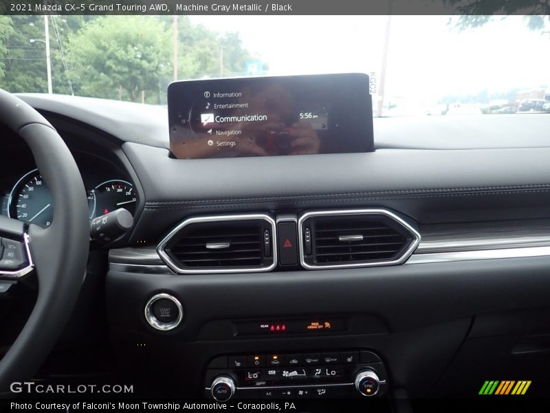 Machine Gray Metallic / Black 2021 Mazda CX-5 Grand Touring AWD