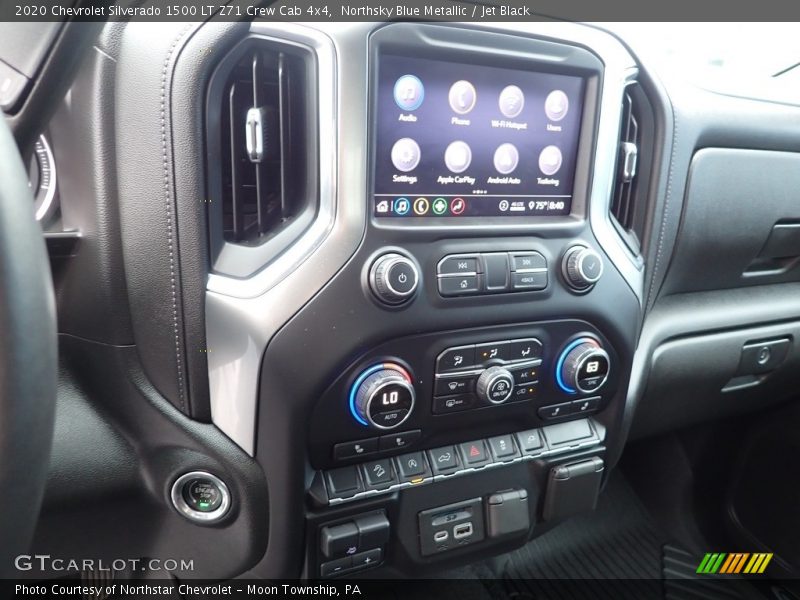 Northsky Blue Metallic / Jet Black 2020 Chevrolet Silverado 1500 LT Z71 Crew Cab 4x4
