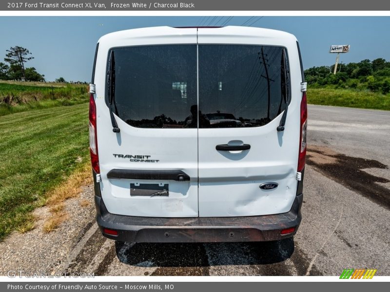 Frozen White / Charcoal Black 2017 Ford Transit Connect XL Van