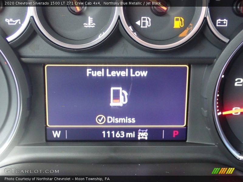 Northsky Blue Metallic / Jet Black 2020 Chevrolet Silverado 1500 LT Z71 Crew Cab 4x4