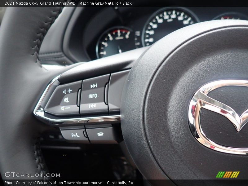 Machine Gray Metallic / Black 2021 Mazda CX-5 Grand Touring AWD
