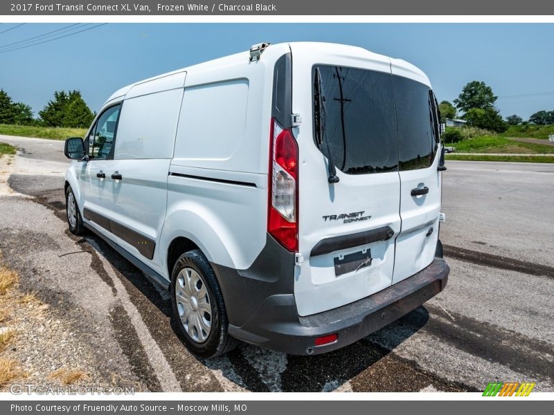 Frozen White / Charcoal Black 2017 Ford Transit Connect XL Van
