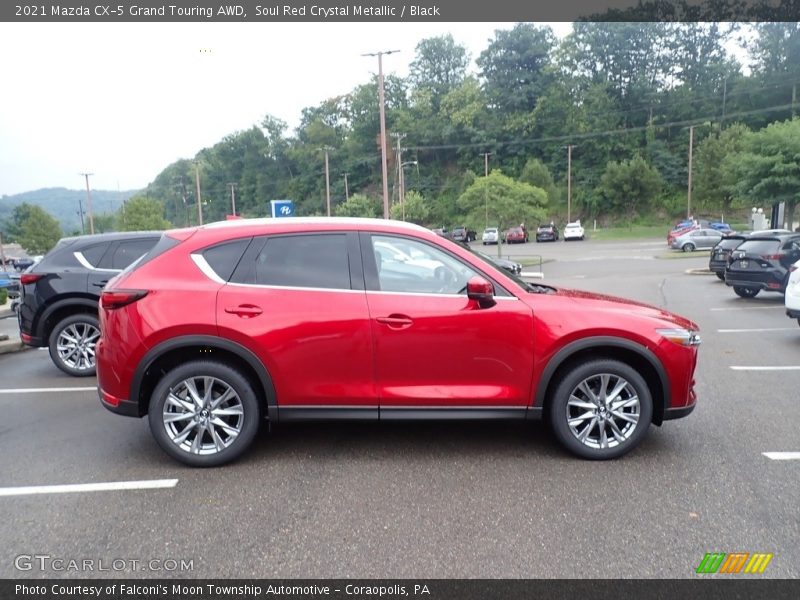 Soul Red Crystal Metallic / Black 2021 Mazda CX-5 Grand Touring AWD