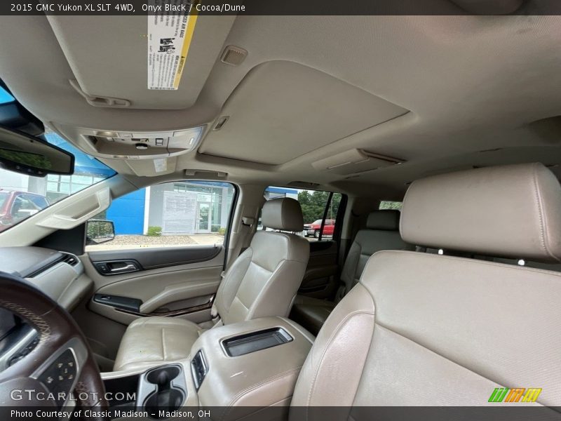 Onyx Black / Cocoa/Dune 2015 GMC Yukon XL SLT 4WD