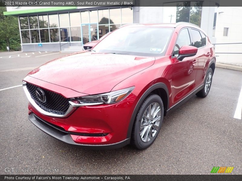 Soul Red Crystal Metallic / Black 2021 Mazda CX-5 Grand Touring AWD