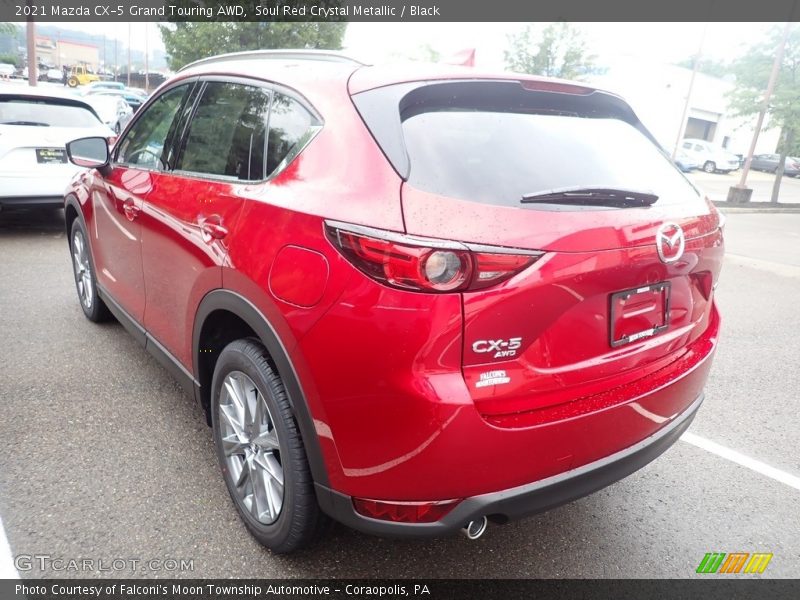 Soul Red Crystal Metallic / Black 2021 Mazda CX-5 Grand Touring AWD