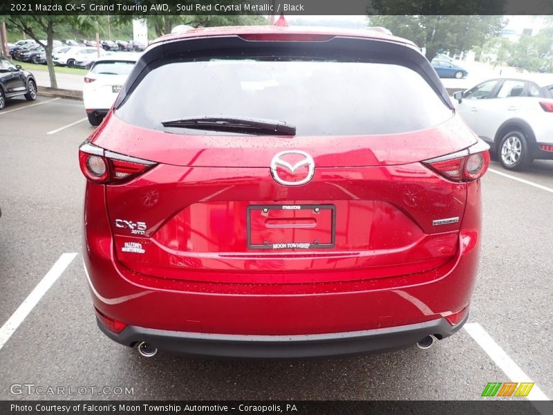 Soul Red Crystal Metallic / Black 2021 Mazda CX-5 Grand Touring AWD