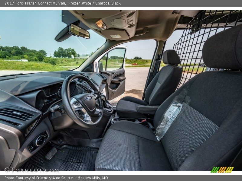 Frozen White / Charcoal Black 2017 Ford Transit Connect XL Van