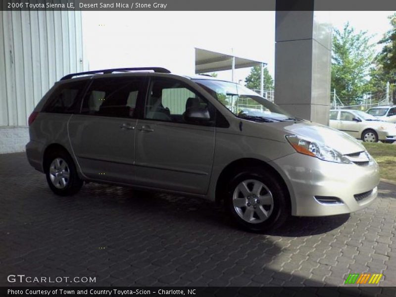 Desert Sand Mica / Stone Gray 2006 Toyota Sienna LE
