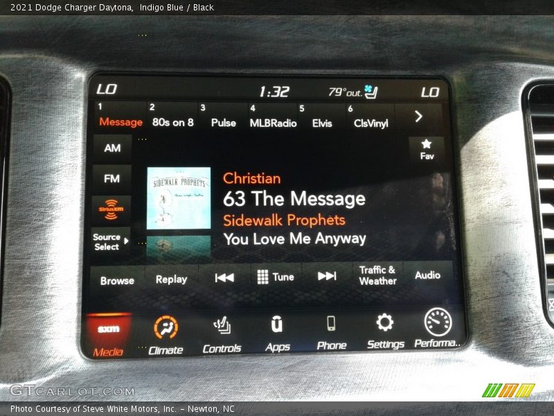 Controls of 2021 Charger Daytona