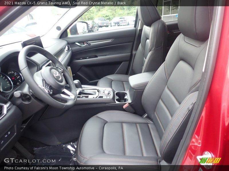Soul Red Crystal Metallic / Black 2021 Mazda CX-5 Grand Touring AWD