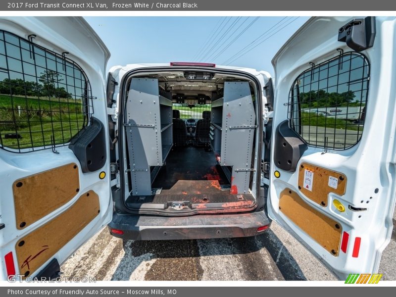 Frozen White / Charcoal Black 2017 Ford Transit Connect XL Van