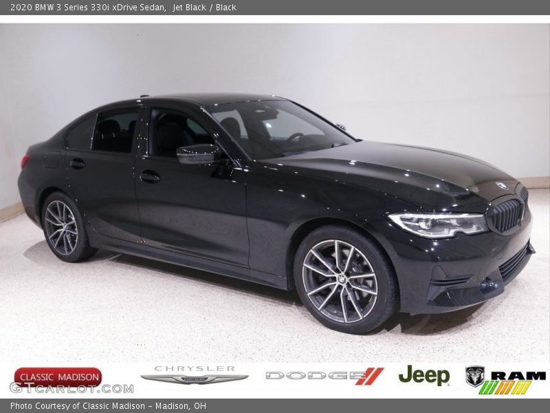 Jet Black / Black 2020 BMW 3 Series 330i xDrive Sedan