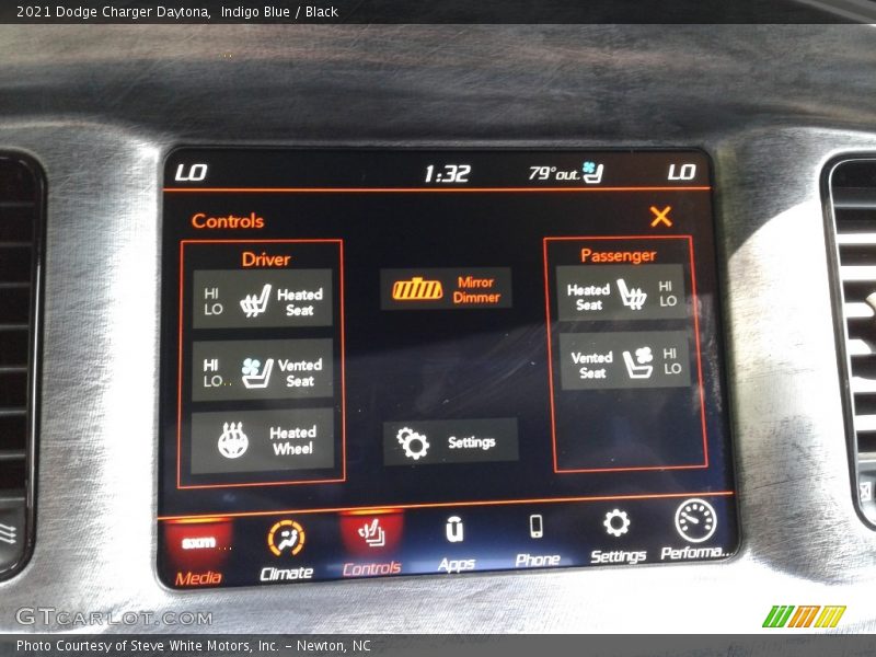 Controls of 2021 Charger Daytona
