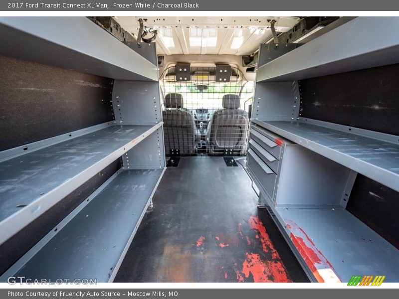 Frozen White / Charcoal Black 2017 Ford Transit Connect XL Van