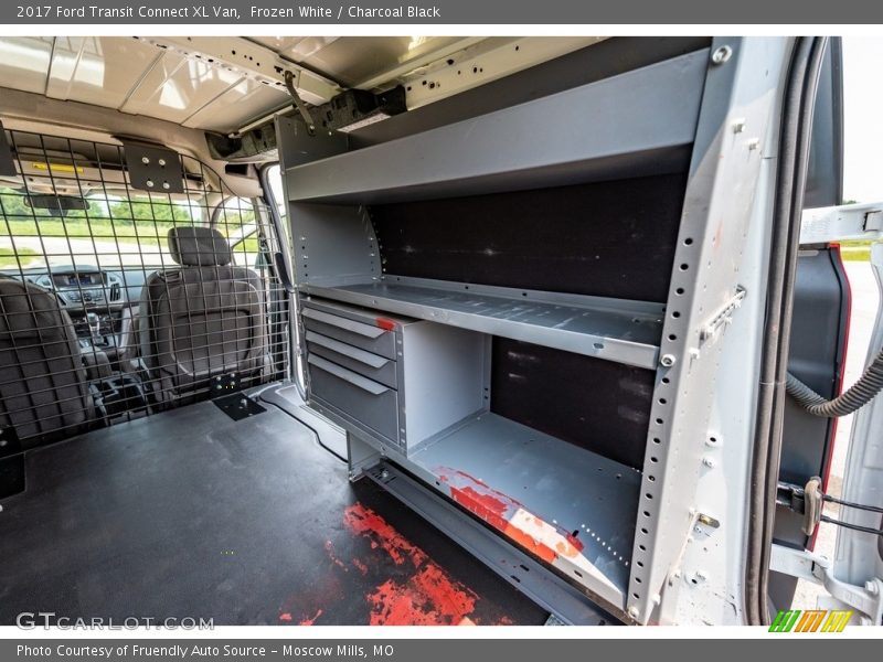 Frozen White / Charcoal Black 2017 Ford Transit Connect XL Van