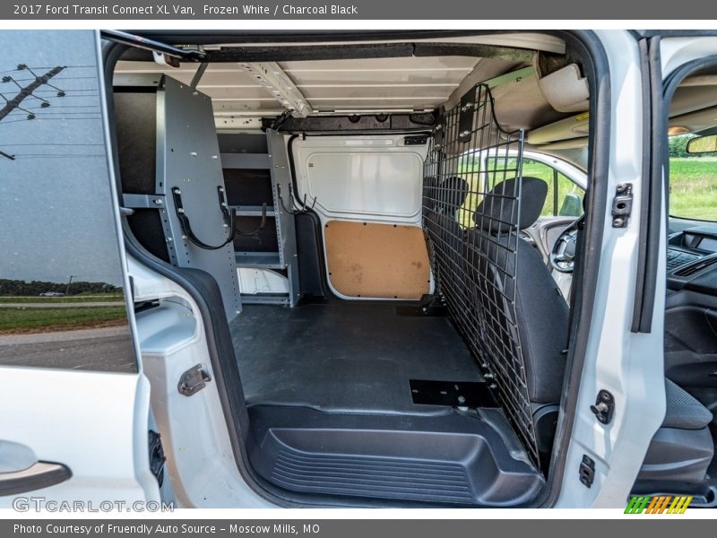 Frozen White / Charcoal Black 2017 Ford Transit Connect XL Van